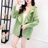 H.SA Mulheres Cardigans Inverno Moda Estilo Coreano Ruffles Poncho Jaqueta De Malha Casual Camisola Verde Jumper 210417