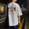 Men's Cotton Fashion Tshirt Funny Mens Summer T-shirts 5XL Male Oversized Tee Shirts Casual T Shirt Tee For Man Y220208