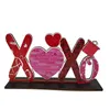 Signes de décoration de table de Saint-Valentin Be Mine Sign Love Happy Valentine Anniversaire de mariage en bois Fête de fiançailles Décors de table RRE11548