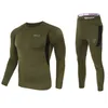 Hiver Top qualité sous-vêtements thermiques hommes sous-vêtements ensembles compression polaire sueur séchage rapide thermo sous-vêtements homme vêtements 211110