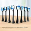 FAIRYWill P11 Spazzolino da denti a spazzolino elettrico Teste di ricambio Nero Bianco per T9 Smart