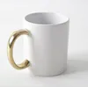 11oz sublimering plätering rånar nordic ins retro mässing 4 färger färgglada silver guld kaffe keramik mugg diy gåva termisk resa kaffe te muggar