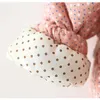 Born Baby Girl Clothes Floral Hooded Cotton-wyściełane Kurtka Odzieżyna na 1 rok Urodziny Odzież Dziewczyny Stroje Płaszcz 211011