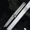 4スタイル最高品質フリッパー折りたたみナイフD2ストーンウォッシュブレードステンレススチールハンドルボールベアリングEDCポケットナイフ