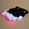 Jeux de plein air 7 Modes Couleurs changeantes Clignotants Gants LED Pour la fête de concert Halloween Christma Doigts Clignotant Glowing Finger Light Gant lumineux