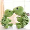 wholesale Animali imbalsamati da 20 cm Super Green Big Eyes Tortoise Turtle Animal Bambini Baby Birthday Christmas Toy Gift 2029 Y2