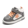 First Walkers Fashion High-Top Кожаные Обувь Звездная Шаблон Малыш Кроссовки Младенческие Мокасины Предовольственные Кладка Babe Clib