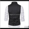 Manteaux d'extérieur Vêtements Vêtements Drop Livraison Style britannique Gilet Hommes Slim Fit Business Mens Robe Gilets 2021 Arrivée Herringbone Mariage Sui