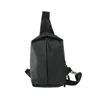 lu yoga unisex simple and versatile outdoor travel leisure sports portable multi-storage single shoulder messenger bag chest bag