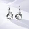 fashion small bella dangle earrings boucle d'oreille femme made with Austria crystal for women wedding party girls jewelery accessory bijoux gift