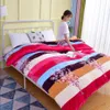 FLANNEL DUVET COUVERTURE MODE HOME TEXTILE Literie Épaississement de la couverture de couette de grande taille HIVER Gardez au chaud (SEULEMENT 1PC Duvet Cover) F0358 210420