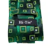 Bow Blecken Hi-Tie Green Box Neuheit Seiden Hochzeit Krawatte f￼r M￤nner Handy Cufflink Set Fashion Designer Geschenk Krawatte Business Party277u