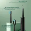 Dispositivo di rimozione del calcolo dentale multifunzionale con specchietto per la bocca e 4 testine di ricambio Kit per la pulizia dei denti nero blu