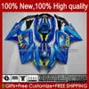 Motorcycle Fairings For SUZUKI GSX R1000 GSXR 1000 1000CC 2007-2008 48No.7 GSX-R1000 GSXR1000 K7 07 08 GSXR-1000 GSXR1000CC 2007 2008 OEM Fairing Kit factory bue