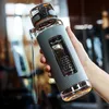 Бутылка с водой BPA Бесплатная большая емкость для утешительной воды Кувшин для кемпинга спортивных тренировок и наружная активность 210610