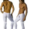 Erkek Ttght-Uydurma Temel Pantolon Katı Renk Legging 100% Pamuk Uzun Johns Kolay Bakım Anti-Winkle 211211