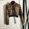 Baroque Leopardトラックスーツセットブランド女性2ピースパンツシーズン弾性デザイナーレディーヨガスーツセット