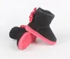 2021 Брэнд Детский волновый баз ботинок девочки сапоги зима теплая лодыжка
