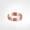 Women Men Love Rings Valentine's Day gift titanium steel silver Gold Lover couple Designer Rings Jewelry Size 5-11 4/5/6mm