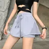 Running Shorts Sports Women Quick-Drying Loose Korean Students Large Size Anti-Empty Leisure Yoga High Waist Fitness Summer Pant