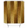 Musife Custom High Quality Old Wood Shower Curtain Waterproof Bathroom Polyester Fabric Bathroom Curtain 211116