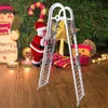 Nxy adulto brinquedos elétricos escada escalada santa claus engraçado escalada escada escalada para cima e para baixo suspensão decoração árvore de Natal ornamentos xmas presente 1202