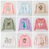 Jakość 100% Terry Cotton Swetry Tee Girl Brand Baby Clothing Dzieci Bluza T Shirt Bluzy S Odzież dziecięca 211029