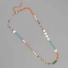 GO2BOHO 2021 бусины Choker Choker ожерелье для женщин мода многоцветный бисером жемчужина ожерелье из бисера ожерелье сердца шарм Sumemr ювелирные изделия
