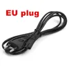 1.2M 2 Pin Prong kabel ue przewód zasilający kable konsoli C7 rysunek AU US UK kable do Samsung XBOX PS4 Laptop Notebook LG TV drukarka