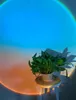 Dawn-Projektor-Stehlampe, Ozeanblau, Gelb, moderne romantische Stehlampen, Heimdekoration, Wohnzimmer-Atmosphäre, Fotografie-Hintergrund, 1,6 m, 1,8 m