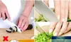 Strumenti di cottura della cucina Protezione della protezione della mano del dito dell'acciaio inossidabile Design personalizzato Chop Safe Slice Knife Prezzo di fabbrica design esperto Qualità Ultimo stile