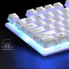 USB Wired Gaming KeyBoards Professional Backlight Keyboard för LOL -spel eller Offcie Rainbow Illuminous Flash Lights Antighosting 2468774