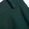 Pantaloni da donna Moda a vita alta Bottiglia verde sciolto Abito lungo Pantaloni casual a gamba larga da donna 211124