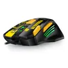 Topi mouse da gioco cablato mouse ergonomico 8 pulsanti programmabili 8001200160024003600480000dpi 6 color che respiro Home giallo chiaro227504771