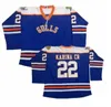 Niestandardowy CCM San Diego Mewy Trzeci Hokej Jersey Troy Terry Dean Boylan Deven Sideff Jaycob Megna Jamie Drysdale Sam Carrick Mark Stitt Widman 21 Wagner Jersey