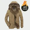 Faux Fur Men Winter Coats Fleece Ciepłe Grube Kurtki Mężczyźni Odzieżowiec Wiatroodporny Casual Płaszcz Z Kapturem Parkas Plus Size 5XL 6XL 7XL