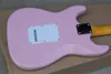 Anpassad butik Relic Aged Pink Electric Guitar Rosewood Fingerboard Tremolo Bridge Whammy Bar Vintage Tuners HSS Pickups