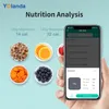 Yolanda CK10B Smart Kitchen Scale Bluetooth Comida Peso Scala Dieta Rastreando Alimentos Pesando Nutrição Analisando Para Cozimento Cozinhar 210401