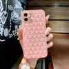 Comincan Bling Glitter Fodral Rhinestone Lins för iPhone 13 12 11 Pro Max Dynamic Protective Phone TPU Design Cellphone Back Cover Clear Diamond Case