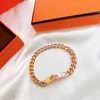 2021 early autumn style fashion six diamond style Kelly bracelet high-end customized Asian gold material diamond-encrusted lady br293r