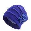 Andere Heimtextilien Damen Bandana Zwei-Blumen-Kappe Elastisch Retro-Ethno-Hut Chemo-Kappen Mehrfarbig Optional WH0318
