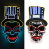 Fashion Neon Mask Masquerade LED Mask Halloween Party Supplies Horror Mask Glows in the Dark177n