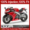 Inyección para Aprilia RSV1000RR RSV4 RSV-1000 Cuerpo 39No.141 RSV 1000 RSV1000 R RR Rojo de fábrica 09 10 11 12 2013 2014 2015 RSV1000R 2009 2010 2011 2012 13 14 15 Carenado OEM