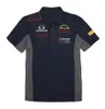 2022 F1 Formula One T-shirt Polo da corsa Team Quick Dry Top Summer Bavero T-shirt può essere personalizzata