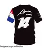 Rennjacken Alpine F1 Team Motorsport T-Shirt Blau Schwarz Merchandise Jersey Teamline Kurzarmshirt Kleidung T-Shirts