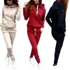 Women's Pants & Capris Woman Tracksuits Female Streetwear Harajuku Japanese Clothes Two Piece Set Autumn Winter Fleece Hoodies Casual Sweats