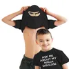 Ninja vermomming t-shirts katoen Tees ouder-kind interactie spel tops voor mannen t-shirt jongen shirts streetwear kleding kind