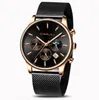 Hot Seller Crrju 2266 Quartz Mens Watch Hot Selling Casual Personlighet Klockor Mode Populära Student Luxury Armbandsur med rostfritt stålband