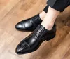 Mode slip op lederen puntige neus mannen jurk schoenen zakelijke bruiloft oxfords formele schoen voor luxurys mannelijke grote maat 38-48