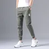 ICPANS Elastic Waist Jogger Mens Casual Byxor Ankellängd Harem Pant Sportkläder Sweatpants Andas Joggers Byxor 210715